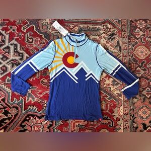 NWT Krimson Klover Multicolor Quarter Zip Baselayer— Women’s Small